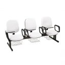 Ver imagem 1 de Cadeira em Longarina para Escolas Linha Uno Branco