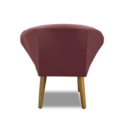 Kit 2 Poltronas Para Sala Decorativa Milena Veludo Rosê Adonai Estofados - 5