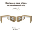 Ver imagem 5 de Conjunto Escritório Home Office: Mesa 6135 + Armário 6094