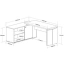Ver imagem 6 de Conjunto Escritório Home Office: Mesa 6135 + Armário 6094