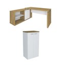 Ver imagem 1 de Conjunto Escritório Home Office: Mesa 6135 + Armário 6094