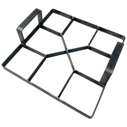Forma Molde Aço 3mm Estampar Carimbar Concreto Piso Jardim - 4