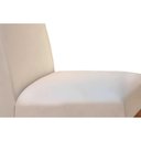 Ver imagem 5 de Cadeira Sala de Jantar Lunara Kit 2 Un Madeira Capuccino/linho Bege Turim - Rufato