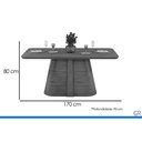 Ver imagem 2 de Mesa Sala Jantar Ryze + 6 Cadeiras Julia Freijo DJ Móveis