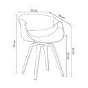 Ver mais imagens de Cadeira de Jantar Nicole Homenow Madeira Cor:marrom