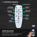 Ver imagem 6 de Lustre de Led Moderno 5 Círculos com Controle Remoto 111w