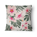 Ver imagem 4 de Kit 3 Capas de Almofada 43x43cm - Floral - Tecido Veludo 100% Poliéster