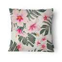 Ver imagem 4 de Kit 3 Capas de Almofada 43x43cm - Floral - Tecido Veludo 100% Poliéster