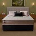 Ver imagem 2 de Conjunto Cama Box Casal c/ Molas Ensacadas Georgia Preto 138x188x60