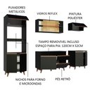 Ver imagem 5 de Armário de Cozinha Completa 260cm Preto Reims Madesa 02