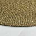 Ver imagem 3 de Tapete Sisal Natural para Sala 150 Cm Redondo C50 Cor Caramelo Preto