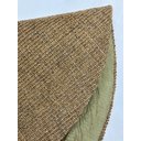 Ver imagem 4 de Tapete Sisal Natural para Sala 150 Cm Redondo C50 Cor Caramelo Preto