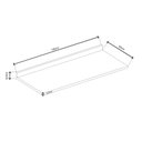 Ver imagem 2 de Tampo para Balcão 120cm Cozinha Modulável Aurora Mdf Cor:macadâmia