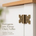Ver imagem 2 de Aparador Mb 1014 Colonial 4 Portas MDP 149cm Branco Movelbento