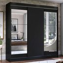 Ver imagem 1 de Guarda-roupa Casal Madesa Istambul 3 Portas de Correr com Espelhos 3 Gavetas