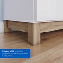 Ver mais imagens de Berço Americano Quarto Infantil Mini Cama 2 em 1 Vanila Branco/Jequitibá H02 - D'Rossi