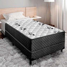 Cama box solteiro conjugada ortopédica - 1
