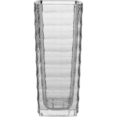 Vaso Decorativo Enfeite Casa Vidro 15x6x6cm Transparente