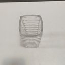 Ver imagem 2 de Vaso Decorativo Enfeite Casa Vidro 15x6x6cm Transparente