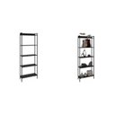 Ver mais imagens de Kit 2 Estantes para Livros Altas Industrial Aço 5 Prateleiras 160CMX187CM Active Yescasa