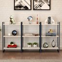 Ver imagem 1 de Kit 3 Estantes para Livros Industrial 3 Prateleiras 180CMX104CM Active Yescasa