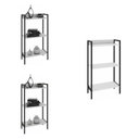 Ver imagem 4 de Kit 3 Estantes para Livros Industrial 3 Prateleiras 180CMX104CM Active Yescasa