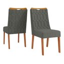 Ver imagem 1 de Conjunto de 2 Cadeiras Estofada Sala de Jantar Bel