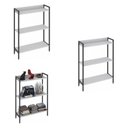 Ver imagem 4 de Kit 3 Estantes para Livros Industrial 3 Prateleiras 104CMX240CM Active Yescasa