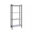 Ver imagem 7 de Kit 3 Estantes para Livros Industrial Aço 4 Prateleiras 146CMX180CM Active Yescasa