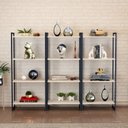 Ver imagem 1 de Kit 3 Estantes para Livros Industrial Aço 4 Prateleiras 146CMX180CM Active Yescasa