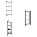 Ver mais imagens de Kit 3 Estantes para Livros Industrial Aço 4 Prateleiras 146CMX180CM Active Yescasa