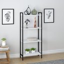 Ver imagem 5 de Kit 3 Estantes para Livros Industrial Aço 4 Prateleiras 146CMX180CM Active Yescasa