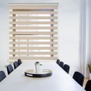 Ver imagem 2 de Persiana Rolo Zebra Standard 1,40 X 2,20 Double Vision Bege Mescla