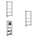 Ver imagem 5 de Kit 3 Estantes para Livros Industrial Aço 5 Prateleiras 187CMX240CM Active Yescasa