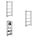 Ver imagem 5 de Kit 3 Estantes para Livros Industrial Aço 5 Prateleiras 187cmx240cm Active Yescasa