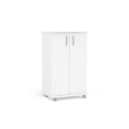 Balcão Lavanderia Limeira 99 2 Portas C/ Rodízio Branco - Politorno - 1