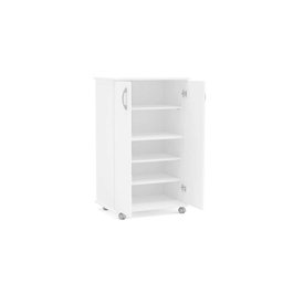 Balcão Lavanderia Limeira 99 2 Portas C/ Rodízio Branco - Politorno - 4