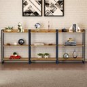 Ver imagem 1 de Kit 3 Estantes para Livros Industrial 3 Prateleiras 104CMX240CM Active Yescasa