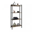 Ver imagem 7 de Kit 3 Estantes para Livros Industrial Aço 4 Prateleiras 146CMX180CM Active Yescasa Marrom/Carvalho