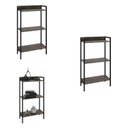 Ver imagem 5 de Kit 3 Estantes para Livros Industrial 3 Prateleiras 180CMX104CM Active Yescasa