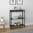 Ver imagem 4 de Kit 3 Estantes para Livros Industrial 3 Prateleiras 104cmx240cm Active Yescasa