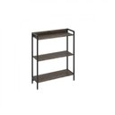 Ver imagem 7 de Kit 3 Estantes para Livros Industrial 3 Prateleiras 104CMX240CM Active Yescasa Marrom/Carvalho Dark
