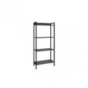 Ver imagem 5 de Kit 3 Estantes para Livros Industrial Aço 4 Prateleiras 146CMX180CM Active Yescasa Marrom/Carvalho Dark