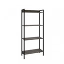 Ver mais imagens de Kit 3 Estantes para Livros Industrial Aço 4 Prateleiras 146CMX180CM Active Yescasa Marrom/Carvalho Dark