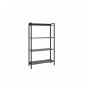 Ver imagem 5 de Kit 3 Estantes para Livros Industrial Aço 4 Prateleiras 146CMX240CM Active Yescasa Marrom/Carvalho Dark