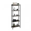 Ver imagem 7 de Kit 3 Estantes para Livros Industrial Aço 5 Prateleiras 187cmx180cm Active Yescasa