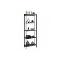 Ver imagem 5 de Kit 3 Estantes para Livros Industrial Aço 5 Prateleiras 187CMX180CM Active Yescasa Marrom/Carvalho Dark
