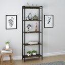 Ver imagem 4 de Kit 3 Estantes para Livros Industrial Aço 5 Prateleiras 187cmx180cm Active Yescasa