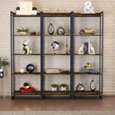 Ver imagem 1 de Kit 3 Estantes para Livros Industrial Aço 5 Prateleiras 187cmx180cm Active Yescasa