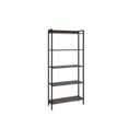 Ver imagem 5 de Kit 3 Estantes para Livros Industrial Aço 5 Prateleiras 187CMX240CM Active Yescasa Marrom/Carvalho Dark